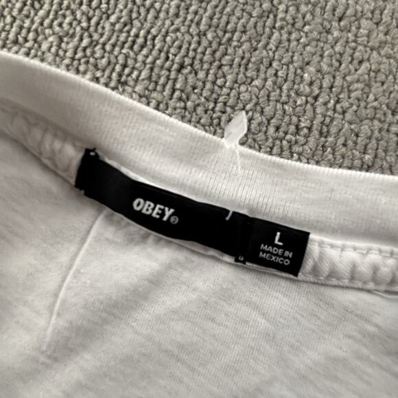 Obey Propaganda Shirt Adult Large Short Sleeve Streetwear Casual Active Men's - Picture 9 of 14